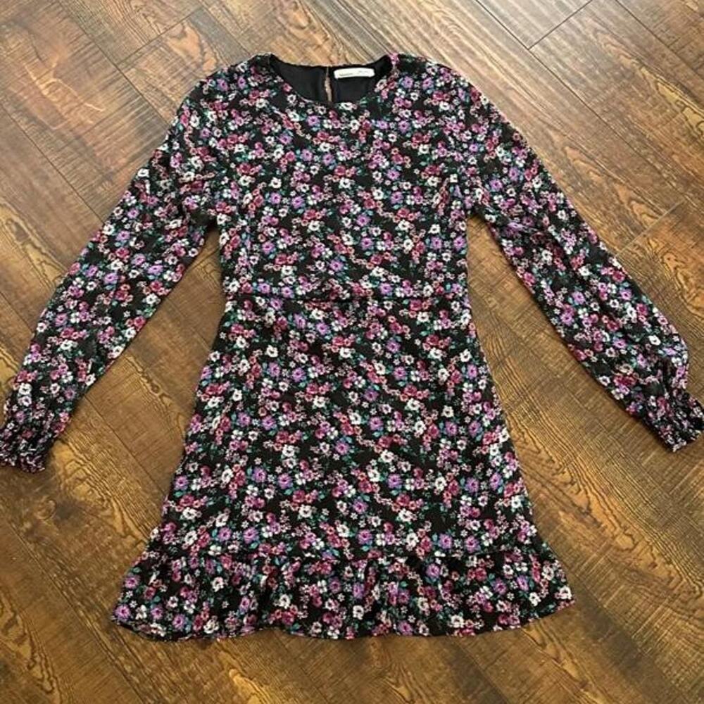 Pull bear black floral
